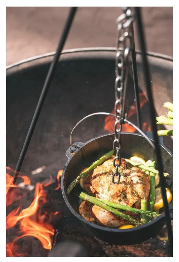 CAMP FIRE TRIPOD - HEAVY DUTY